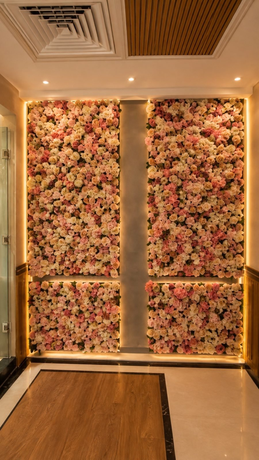 🌸 Artificial Flower Wall