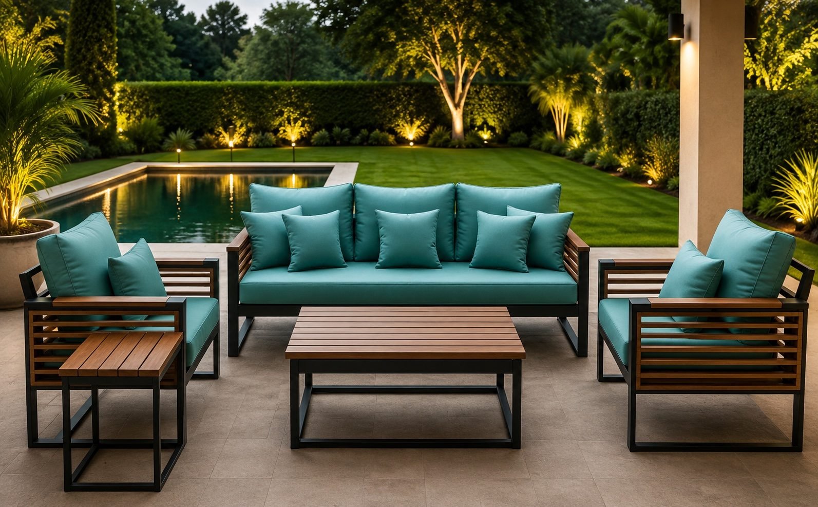 Modern Outdoor Seating Set