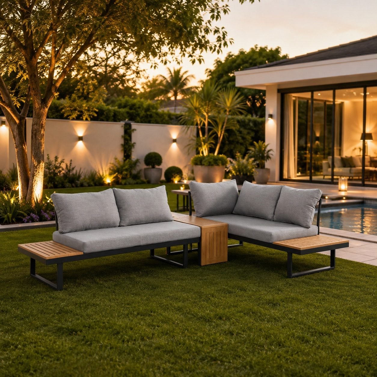Modern Outdoor Seating Set