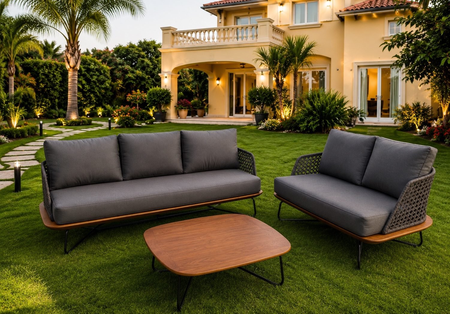 Modern Outdoor Seating Set