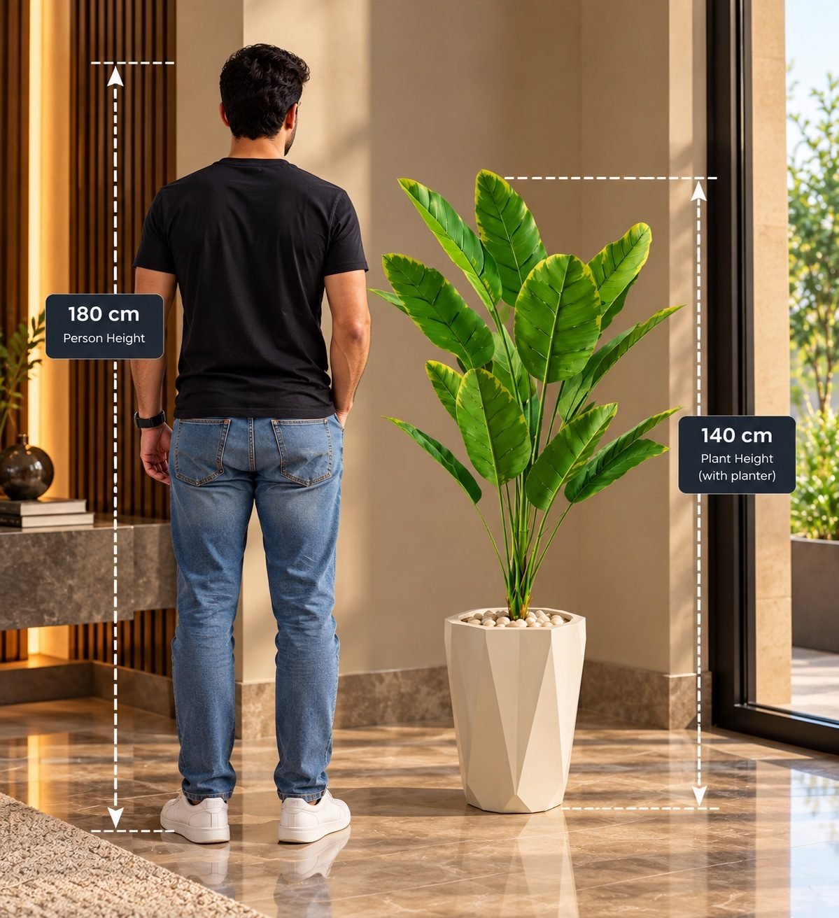 شجره موز بالبوت هندسي