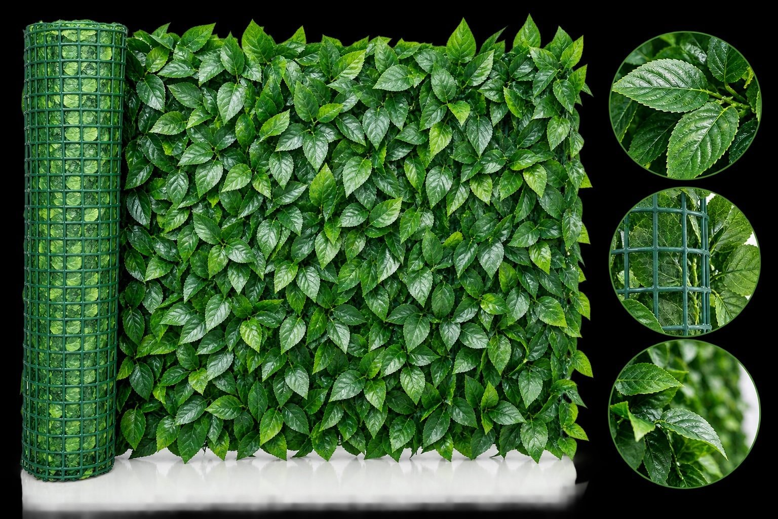Green leaves roll
